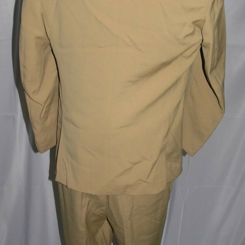 Istante By Versace Vintage Beige Gabardine Three … - image 3